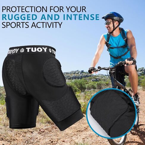 Men's Football Girdles Hip Thigh Butt Tailbone Protector Adult Athletic Protective for Rugby Baseball Skate in Saudi Arabia