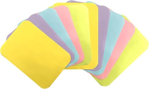 أغطية صينية الأسنان بطانة ورقية 1000 قطعة غطاء صينية ورقية طبية للأسنان للاستعمال مرة واحدة للأسنان والجراحة والصينية الطبية وطاولة الوشم ومستلزمات غطاء طاولة الأظافر، 8.25 بوصة × 12.25 بوصة، لون عشوائي in Kuwait