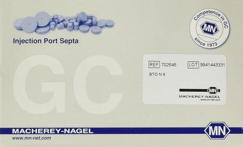 MACHEREY-NAGEL 702646 GC دليل مركزي لمنفذ الحقن BTO Septa، N9، OD 9 مم، سمك 3 مم (عبوة من 25) in Kuwait