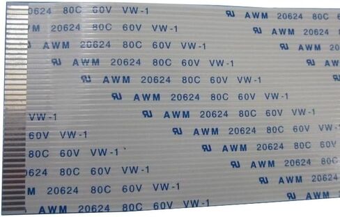 AWM 20624 80C 60V VW-1 FFC Flexible Flat Ribbon Cable Wire Type B Flip Side Connector 40PIN (Pitch:1mm;Length: 250mm) in Saudi Arabia