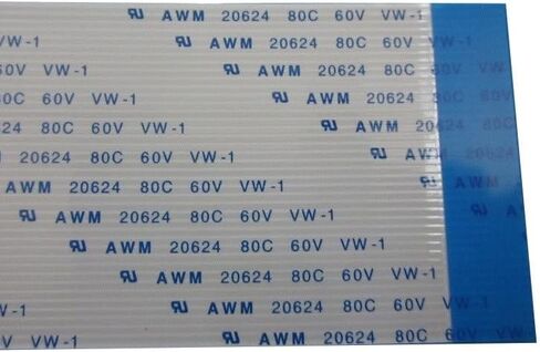 AWM 20624 80C 60V VW-1 FFC Flexible Flat Ribbon Cable Wire Type B Flip Side Connector 40PIN (Pitch:1mm;Length: 250mm) in Saudi Arabia