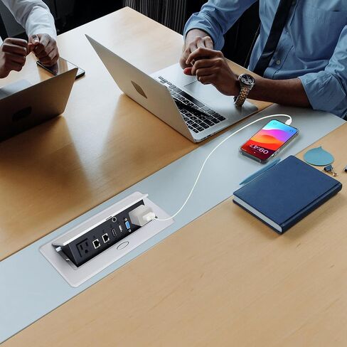 Table Pop up Power Date Center Connection Box for Conference Silver in Saudi Arabia