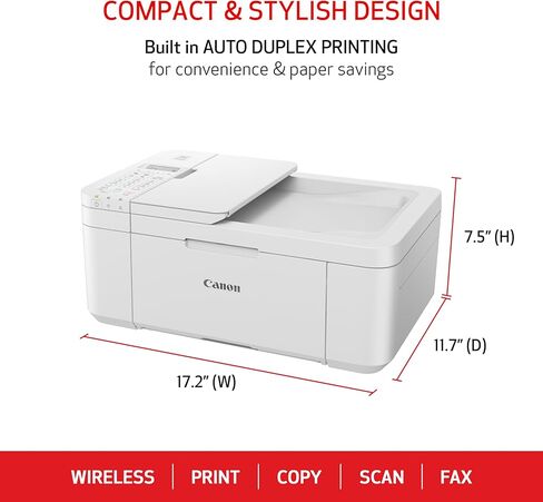 طابعة Canon PIXMA TR4720 الكل في واحد لاسلكية للاستخدام المنزلي PG-275 XL/CL-276 XL حزمة قيمة PG-275/CL-276، متوافقة مع PIXMA TS3520 in Kuwait