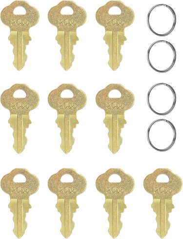 2055 Dispenser Key for Bradle's Multi-Purpose dispensers, Including Toilet Tissue, seat Cover and Waste Receptacle, Multi fold&roll Towel, and Liquid soap dispensers. Pack of 10. in Saudi Arabia