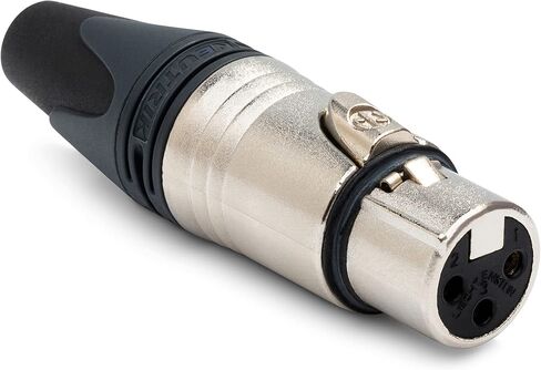 Neutrik NC3FXX 3-Pin XLRF Cable Connector, Nickel Housing with Silver Contacts in Saudi Arabia