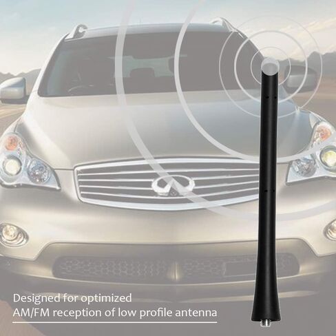 Antenna for Hyundai Santa Fe Tucson Accent Elantra Touring Entourage, Short Car Roof Hyundai Antenna Replacement for AM FM Radio Reception in Kuwait