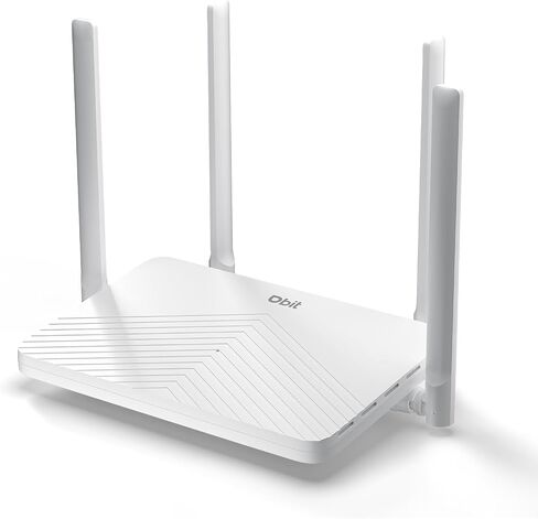 راوتر DBIT AX1800 WiFi 6 راوتر لاسلكي ثنائي النطاق، سرعة لاسلكية (تصل إلى 1.8 جيجابت في الثانية) مع 4 منافذ جيجابت إيثرنت، MU-MIMO، OFDMA، WPA3، IPV6، EasyMesh، WiFi للضيوف، أدوات الرقابة الأبوية in Kuwait