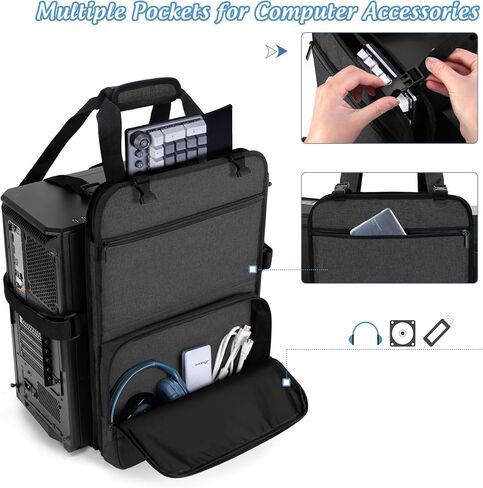 Trunab PC Tower Carrying Strap with Handle, Desktop Computer Case in Kuwait
