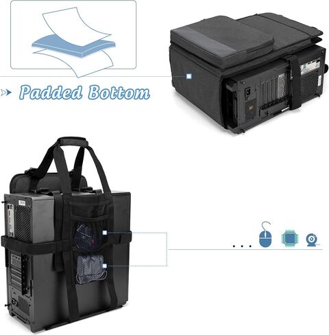 Trunab PC Tower Carrying Strap with Handle, Desktop Computer Case in Kuwait