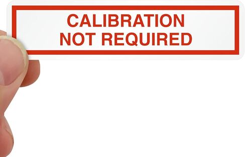 معايرة SmartSign غير مطلوبة ملصقات في صندوق الموزع | عبوة مكونة من 250 ملصقًا من الفينيل المرن مقاس 1/2 بوصة × 2 بوصة، صُنعت في الولايات المتحدة الأمريكية in Kuwait