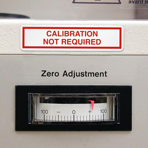 معايرة SmartSign غير مطلوبة ملصقات في صندوق الموزع | عبوة مكونة من 250 ملصقًا من الفينيل المرن مقاس 1/2 بوصة × 2 بوصة، صُنعت في الولايات المتحدة الأمريكية in Kuwait