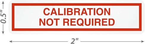 معايرة SmartSign غير مطلوبة ملصقات في صندوق الموزع | عبوة مكونة من 250 ملصقًا من الفينيل المرن مقاس 1/2 بوصة × 2 بوصة، صُنعت في الولايات المتحدة الأمريكية in Kuwait