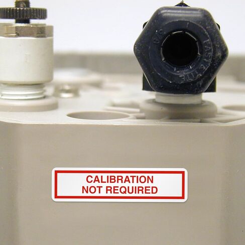 معايرة SmartSign غير مطلوبة ملصقات في صندوق الموزع | عبوة مكونة من 250 ملصقًا من الفينيل المرن مقاس 1/2 بوصة × 2 بوصة، صُنعت في الولايات المتحدة الأمريكية in Kuwait