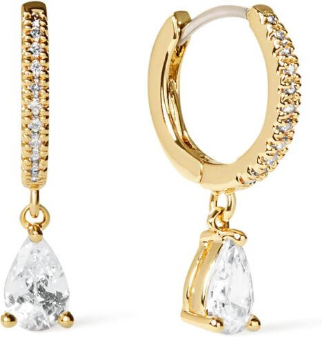 Ana Luisa 14K Gold Crescent Moon Huggie Hoops - Celeste | Mismatched, Sparkling Celestial Earrings With Cubic Zirconia | Hypoallergenic, Water-Resistant & Tarnish-Free | With a Star and Moon Charm in Saudi Arabia