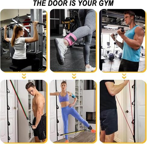 أربطة مقاومة لمعدات تدريب الملاكمة - معدات الملاكمة مع مرساة للباب وكرة عاكسة ومجموعة أربطة مقاومة للمنزل وصالة الألعاب الرياضية وتمارين اللكم للنساء والرجال والتنسيق بين اليد والعين والساق in Kuwait