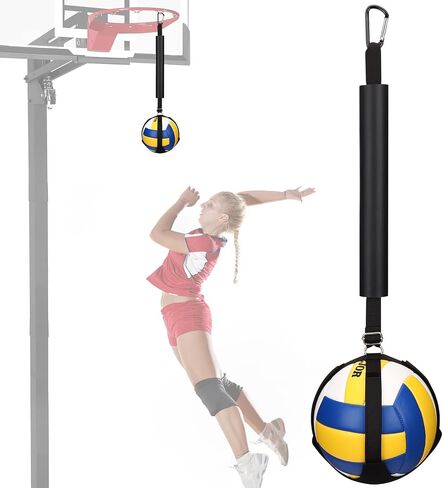 Volleyball Spike Trainer, Volleyball Attack Trainer, Volleyball Training Aids Volleyball Spike Training System Improves Serving, Jumping, Arm Swing Mechanics & Spiking Power in Kuwait