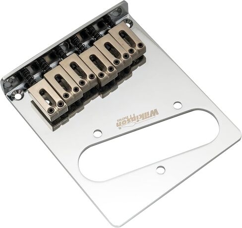 Wilkinson M Series 52.5mm Modern Telecaster Bridge 6 Saddles for American Standard Tele Style Electric Guitar, Black in Saudi Arabia