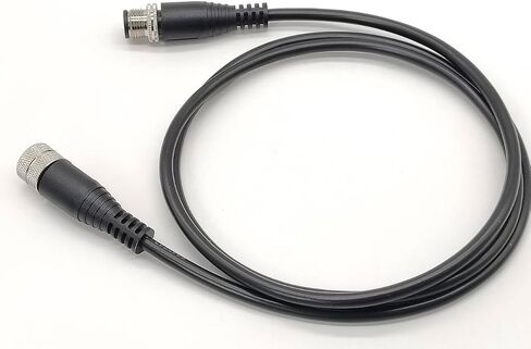 M12 Connector Male to Female Double Ended Cable Female to Male M12 Connector (A-Code 4 Pin Straight 1M/3.3ft) in Saudi Arabia