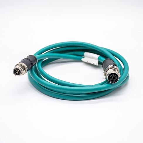 M12 Connector Male to Female Double Ended Cable Female to Male M12 Connector (A-Code 4 Pin Straight 1M/3.3ft) in Saudi Arabia
