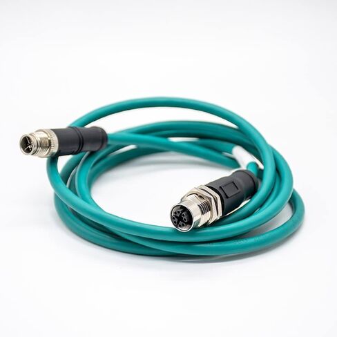 M12 Connector Male to Female Double Ended Cable Female to Male M12 Connector (A-Code 4 Pin Straight 1M/3.3ft) in Saudi Arabia
