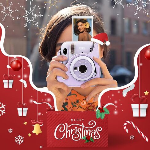 WOGOZAN لكاميرا Fujifilm Instax Mini 11 الفورية للأطفال، مجموعة ملحقات حافظة مخصصة + فلاتر ألوان، ألبوم صور، إطارات متنوعة، عدسات سيلفي + المزيد (أرجواني سحري) (بدون كاميرا) in Saudi Arabia
