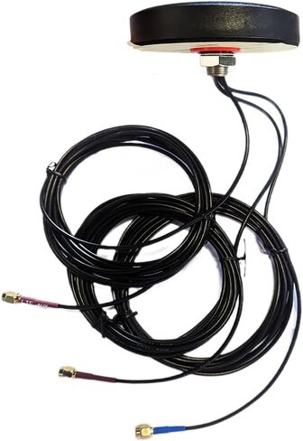 هوائي خلوي 4G LTE 2X2 MIMO Antenna 4G 3G وGSM برغي جبل شكل دائري 700-2700MHz SMA ذكر 4G هوائي رئيسي وAUX خارجي 2dBi IoT هوائي، وليس للتعزيز in Saudi Arabia