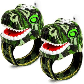 AZYFEI Dinosaur Walkie Talkies for Kids - 2 Way Radios Toys for Boys & Girls Ages 3-12 - Long Range, 3 Channels - Outdoor Adventure, Camping, Hiking Gifts Birthday Gifts Christmas Stocking Stuffers