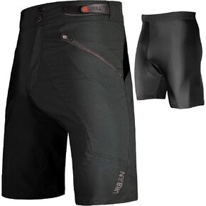The Shredder - Men’s MTB Off Road Cycling Shorts Bundle with Padded Undershorts