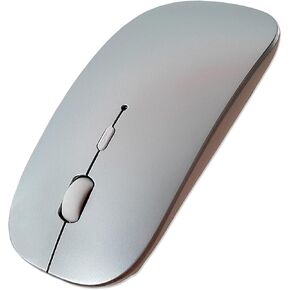 SUNGI Bluetooth Mouse for Mac/Laptop/iPad/iPhone/Android PC,Rechargable Quiet Slim Wireless Mice Compatible with OS/Windows/Linux/Tablet/MacBook Pro/MacBook Air,Black