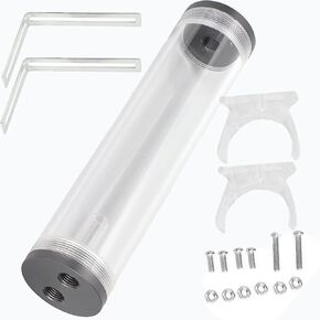 PC Water Tank Reservoir for Computer Water Cooling System-280mm-3*G1/4 Holes -Acrylic Material(280mm)
