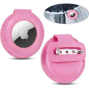 2 Pack Airtag Holders for Kids,Psrat Braided Airatg Case Gps Kids Tracker Hidden Inside Clothes, Safety Brooch Air Tag Kids Holder Compact with Apple Airtag, Fit for Children Elder and Even Pet.