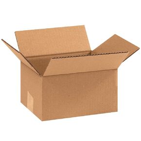 Aviditi 975 Corrugated Cardboard Box 9" L x 7" W x 5" H, Kraft, for Shipping, Packing and Moving (Pack of 25)