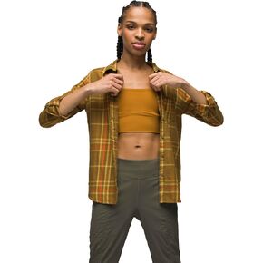 prAna Alfie Flannel Rye Green XS (Women's 0-2)