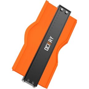 مقياس محيطي (10 بوصة) قفل قابل للتعديل، أدوات وتحسين المنزل، أدوات النجارة، أداة قياس، هدايا عيد الميلاد للرجال ملف تعريف قابل للتعديل للنسخ الدقيق للأشكال غير المنتظمة (أحمر) in Kuwait