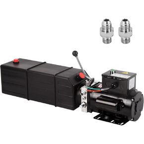 Hydraulic Power Unit 3.7 Gallon, 14 Quart Single Acting Hydraulic Pump 3HP 2950 PSI Car Lift Hydraulic Pump for 2 and 4 Post Lifts Car Lifting