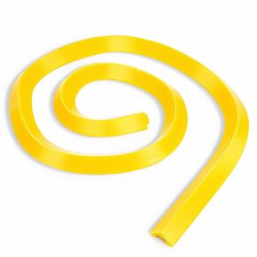 Spill Barrier Dike Solid Liquid Blocker Door Blocker Dike Lab Spill Control Supplies, Yellow (10'l X 4.33"w X 2.36"h)
