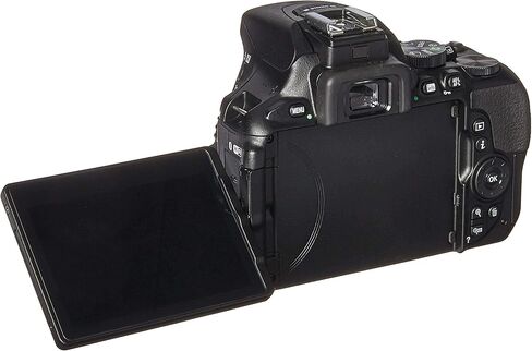 Nikon 1576 D5600 DX-Format Digital SLR with AF-P DX NIKKOR 18-55mm f/3.5-5.6G VR Lens, Black (Renewed) in Saudi Arabia