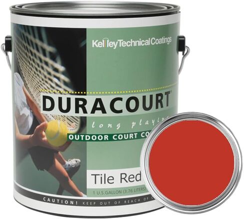 Duracourt - Court Green - 1 جالون - طلاء ملاعب خارجية لملاعب التنس وكرة المخلل وكرة السلة والكرة الطائرة. in Saudi Arabia