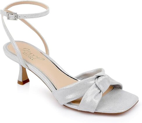 Jewel Badgley Mischka Valerie Open Toe Kitten Heels in Saudi Arabia