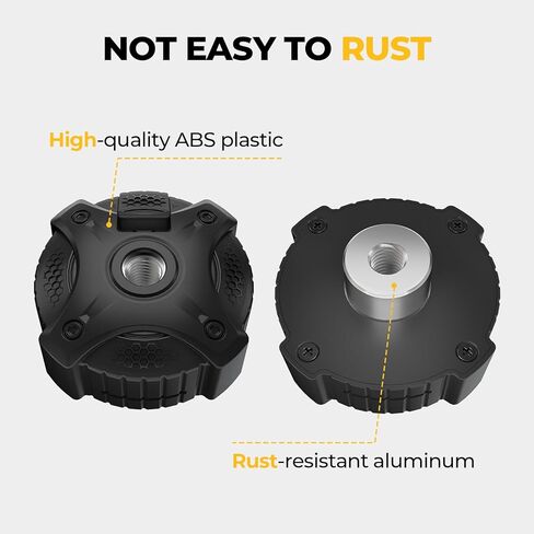 مقبض قفل متعدد الاستخدامات من BougeRV M6، مقبض نجمي عالمي، نوع براغي أنثى من خلال صامولة ملولبة، مقابض تثبيت يدوية لتأمين معظم أنظمة التثبيت، تحل محل صواميل جناح المقبض الموجودة (قطعة واحدة) in Kuwait