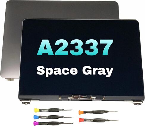 بديل شاشة 13.3 بوصة لجهاز MacBook Air A2337 M1 2020 Year EMC 3598 Retina Display LCD مجموعة كاملة تجميع علوي كامل 2560x1600 (ذهبي) in Kuwait