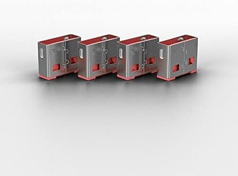مانع منافذ USB من ليندي - عبوة من 4 قطع، أزرق (40452) in Kuwait