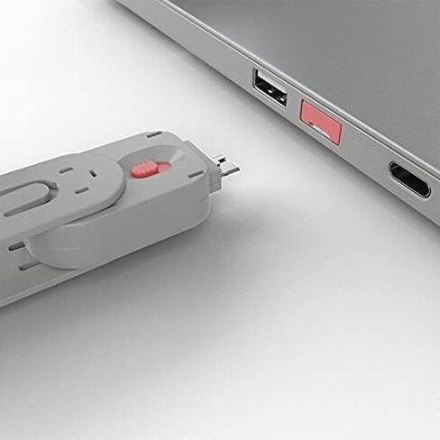 مانع منافذ USB من ليندي - عبوة من 4 قطع، أزرق (40452) in Kuwait
