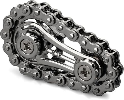 Sprocket Fidget Chain Bike Spinner Toy for Kids Adults, Christmas Stocking Stuffer for boy Man, EDC Novelty Hand Finger Spinner Desk Toy for Stress Relief, Cool Halloween Party Favor in Kuwait
