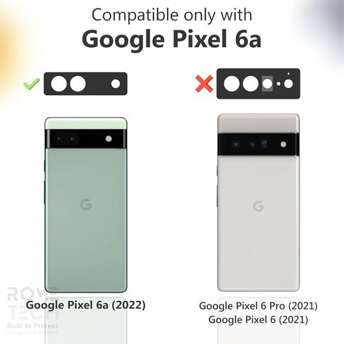 حافظة Rome Tech مع مشبك حزام لهاتف Google Pixel 6 Pro 6.7 بوصة (2021) - مجموعة حافظة نحيفة شديدة التحمل - غطاء هاتف متين مع مسند متوافق مع Google Pixel 6 Pro - أسود in Kuwait