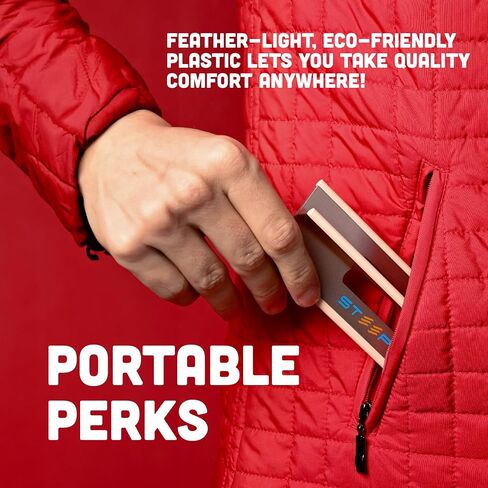 Steepy Portable Laptop Stand for Desk Adjustable Height, 13-17 Inch Devices | Laptop Holder - Computer Stand for Cooling, Foldable, Portable, Ergonomic, Comfort, Slip-Proof, Sturdy Design, Universal Fit in Kuwait