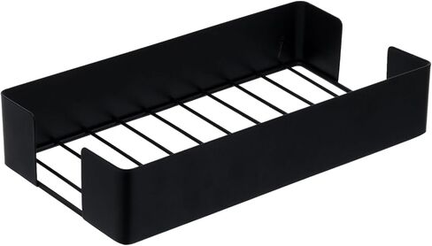 MyGift Modern Matte Black Metal Guest Bathroom Countertop Folded Paper Towel Holder, Commercial Disposable Napkin Storage Tray for Sink Counter Vanity Table in Saudi Arabia