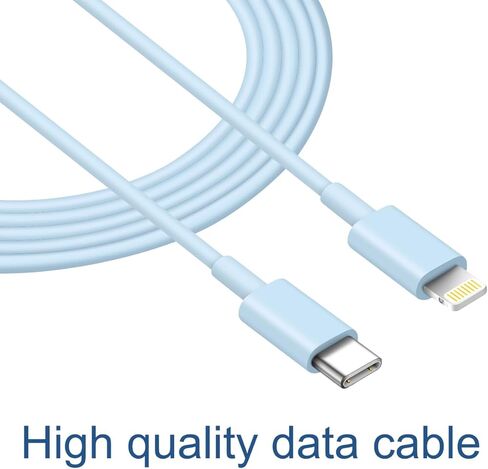 iPhone Fast Charger Lightning Cable [MFi Certified] 2-Pack USB-C to Lightning Cable (6.6Ft) Fast Charging Compatible with iPhone14/14 Plus/14 Pro/14 Pro Max/13/13pro/12/12 Pro/12 Pro/iPad(Pink) in Kuwait