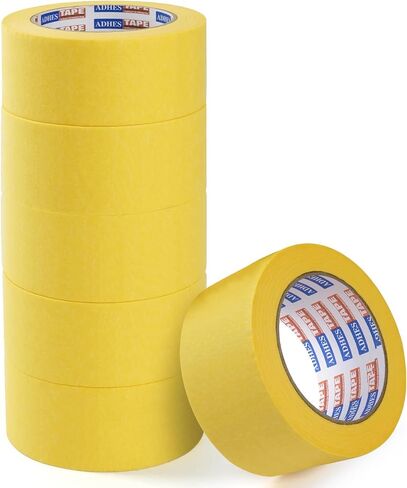 Colored Masking Tape Painters Tape Painting Tape Rolls, Art Paper Tape, for Labeling, DIY Decorative, 1 Inch X 55 Yds, 6 Roll in Saudi Arabia