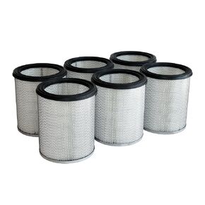 N635PK Standard Cartridge Filter for 30-Gallon and 55-Gallon Vacuums, 6-Pack